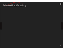 Tablet Screenshot of missionfirstconsulting.com